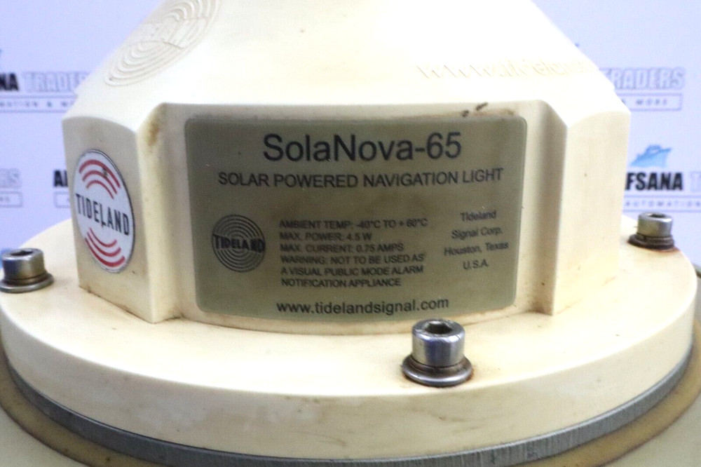 Tideland solanova-65 solar powerd navigation light