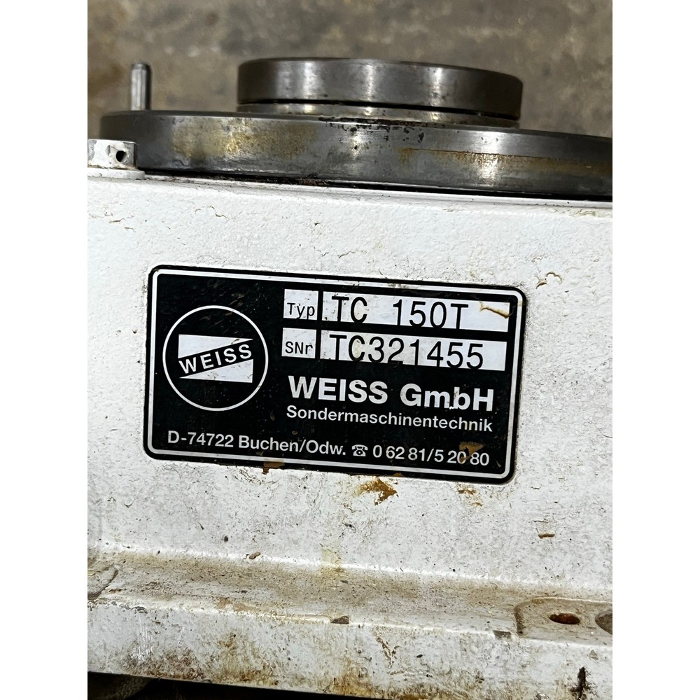 Weiss TC 150T Rotary Table (Used)