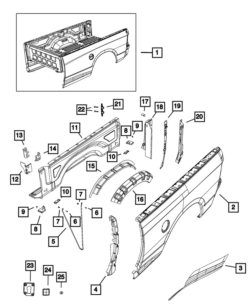 Genuine Mopar Cargo Tie Down 68365836AA