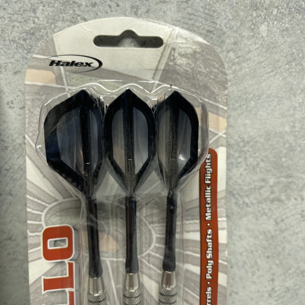New Haley Apollo 3 Pack Darts - Soft Tip Coated Brass Barrels - 2 Sets Ready
