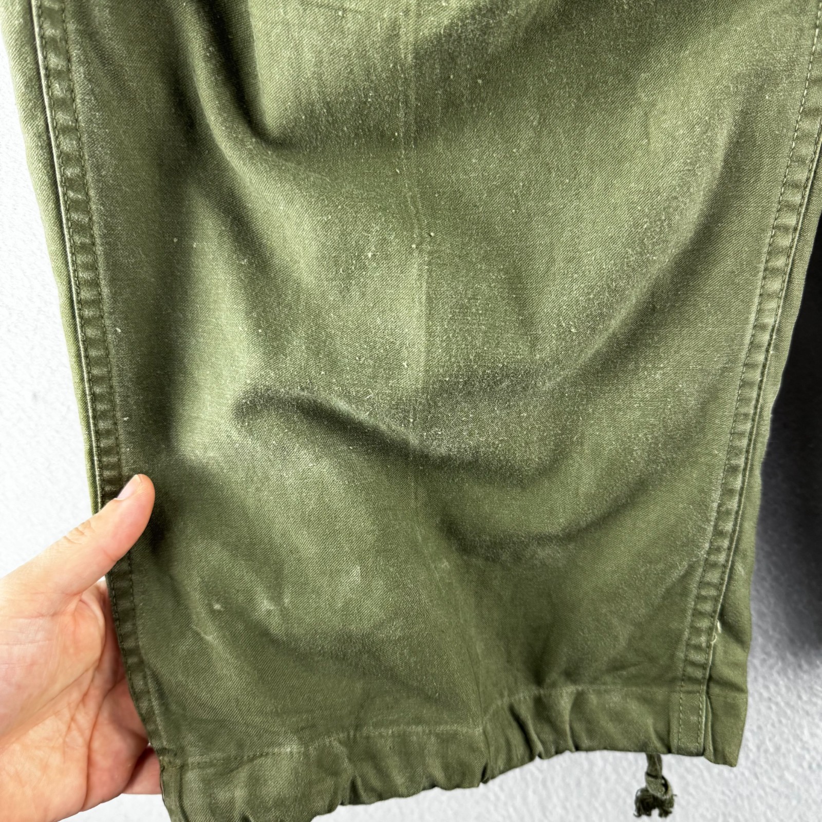 Vintage 50s Military Pants Mens 29x26 Korean War Cargo M-51 Field