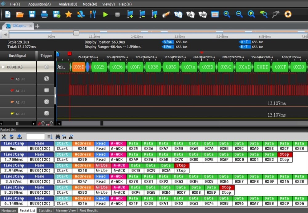 Zeroplus Tech Automation Signals Decoder Logic Analyzer Set: LAP-C Pro 16064M