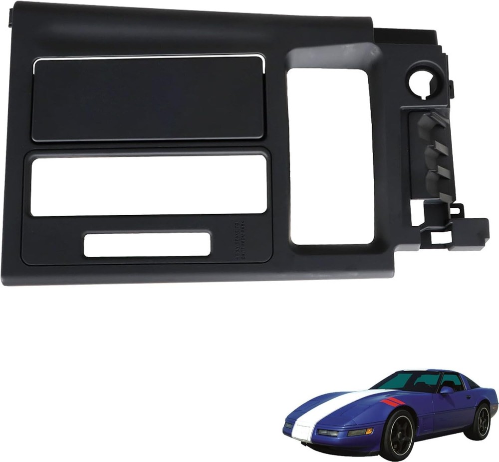 Automatic Shift Console Plate Replacement for 1994-1996 Corvette Black