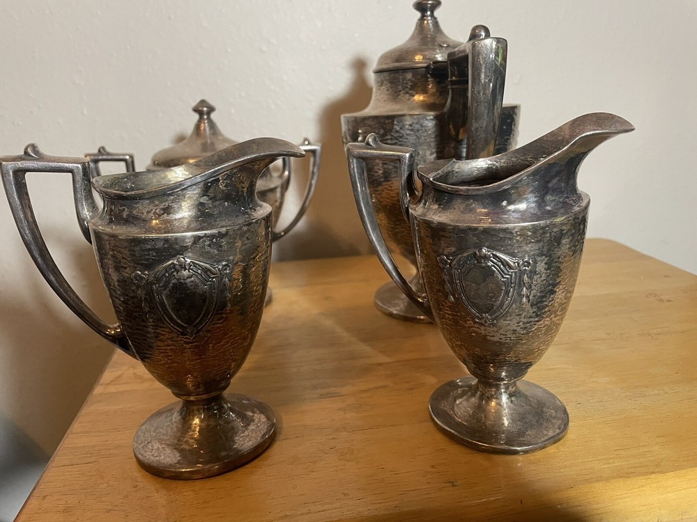 Sheffield Silver plate Teapot 4 Pieces