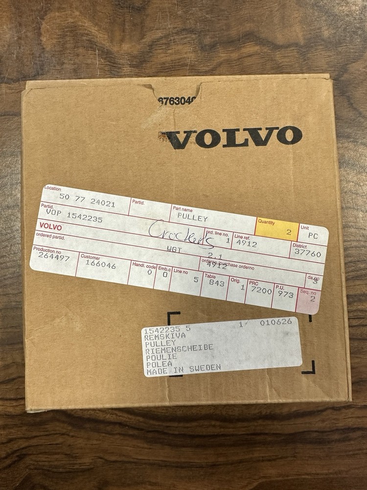 Volvo Penta Pulley 1542235