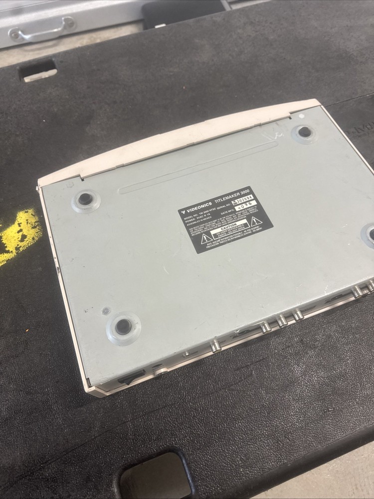 VIDEONICS, TM3000NTSC, VIDEO TITLEMAKER 3000