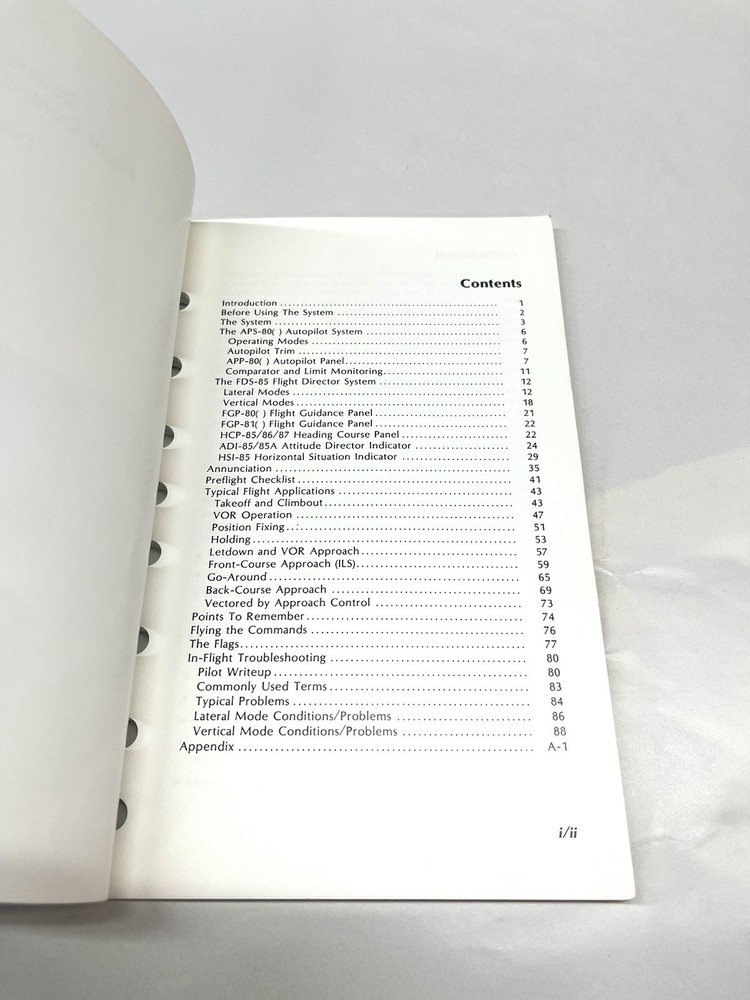 Collins FCS-80 Flight Control System pilot's guide