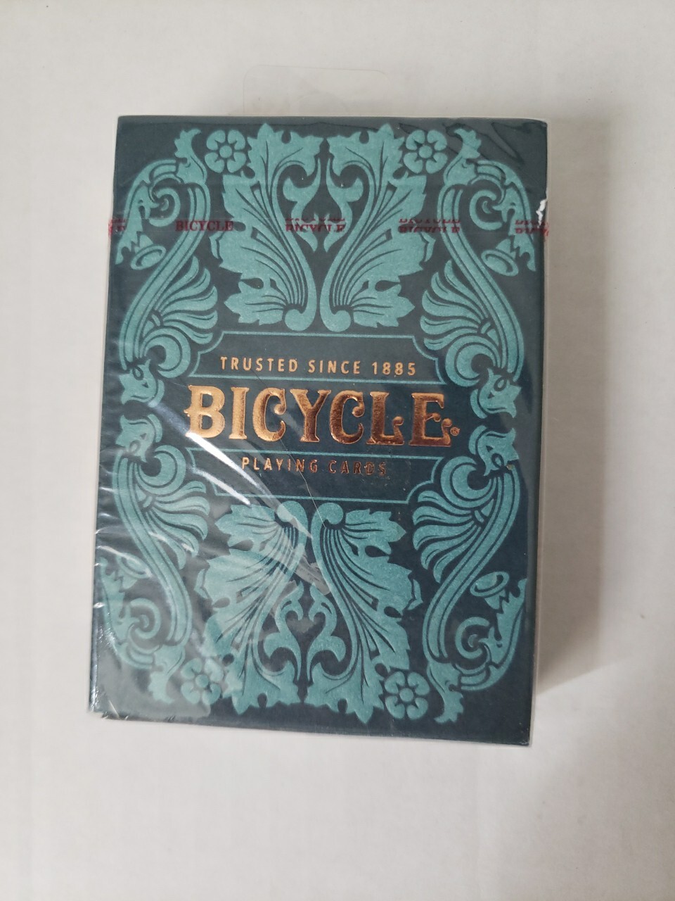 BICYCLE PLAYING CARDS SEA KING DECK PREMIUM FOIL EMBOSSED TUCK CASE