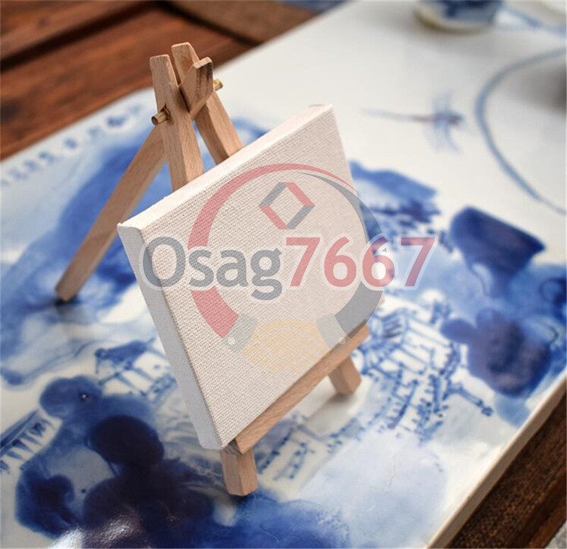 5PC MINI BLANK SQUARE ARTISTS 7cm x 7cm Small Art  NEW