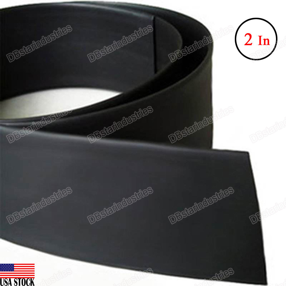 Black Heat Shrink Tubing 2 inch (50 mm) 2:1 Ratio Sleeve Wire Wrap 4 Feet