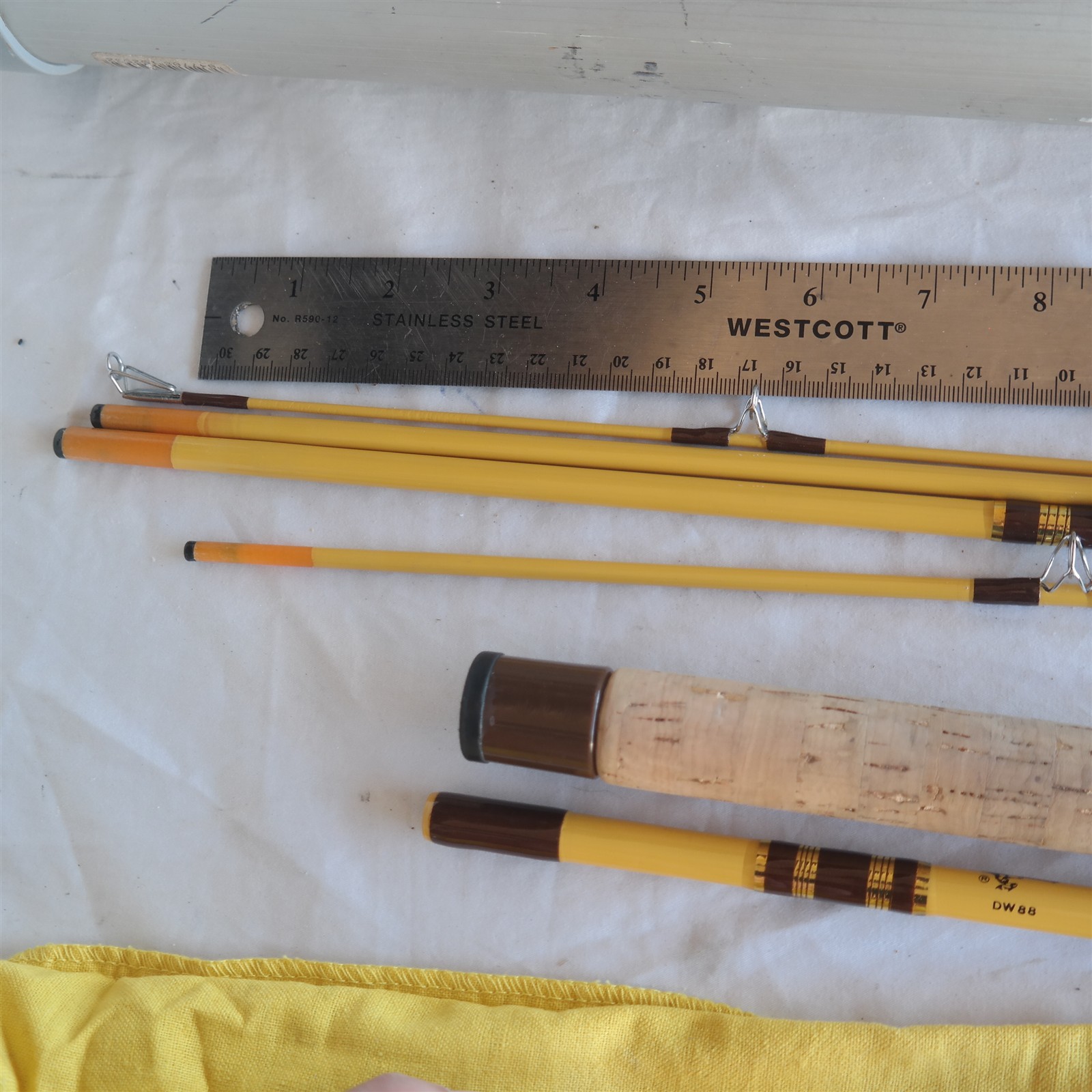 Vtg Eagle Claw Trailmaster 6 pcs Spin / Fly Rod Combo Wright & McGill TRP 601