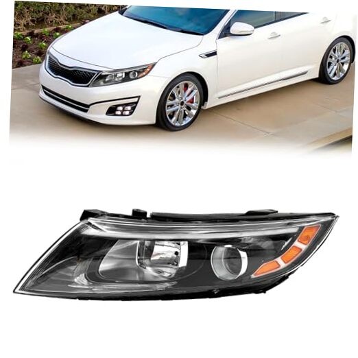 Headlight Assembly Compatible with 2014 2015 Kia Optima Left Driver Side