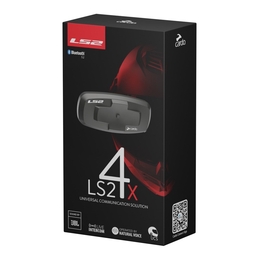 LS2 4X CARDO BLUETOOTH INTERCOM Motorbike Helmet Audio Intercom Headset
