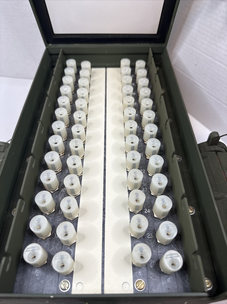 Military Telephone Wire Connecting Box Power Electrical Panel J1077A/U