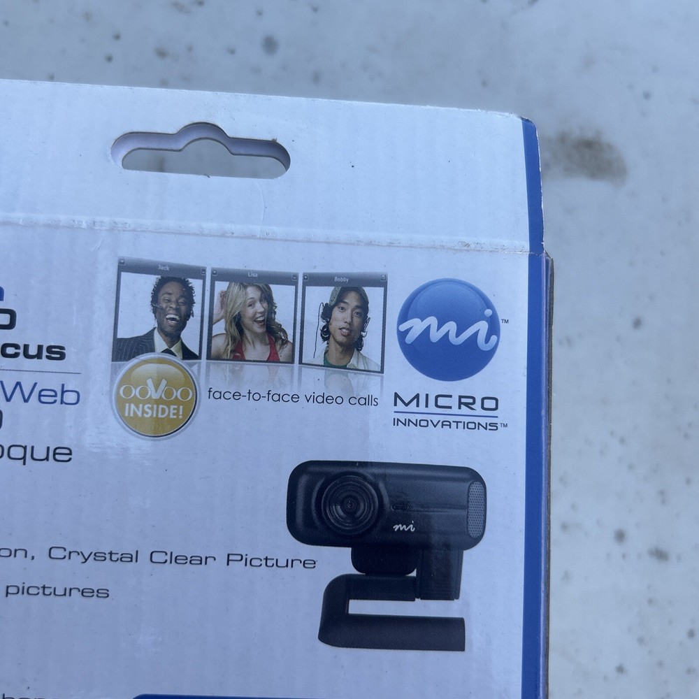 Micro Innovations Webcam U.S.B 2.0 Auto Focus Built In Microphone