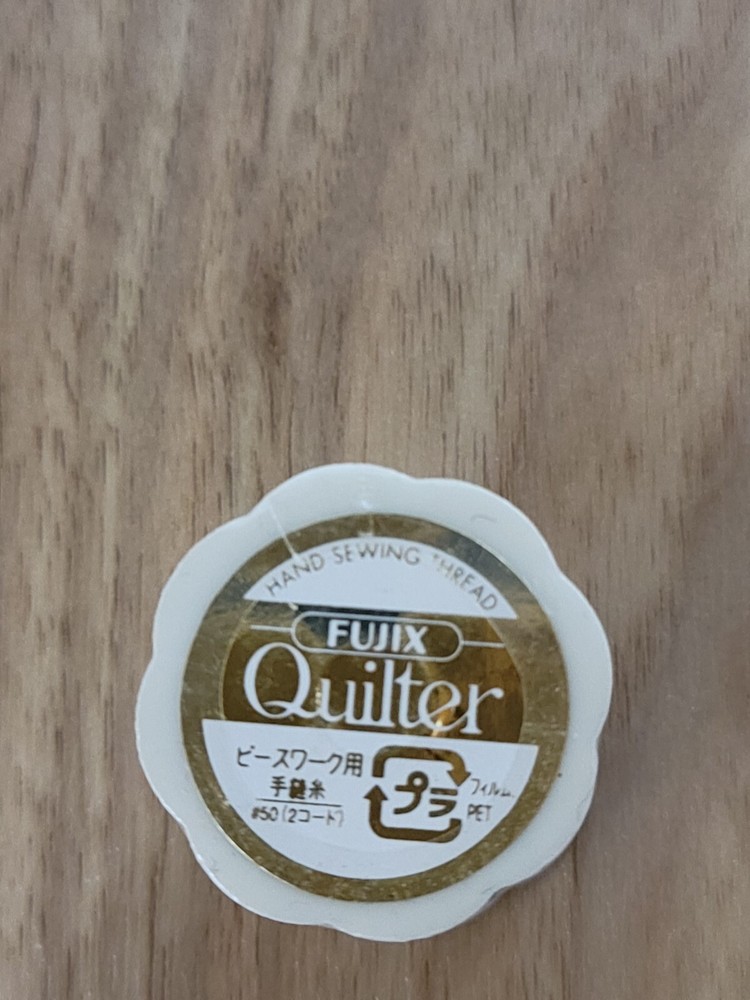 Thread FUJIX QULTER Japan White For piecing ×2?For quilting ×4?Polyester