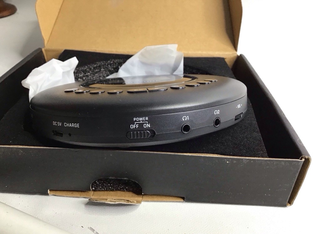ARAFUNA Portable CD Player 5194B 5V-1A New Open Box
