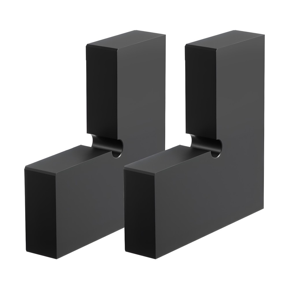 VEVOR 2 Pack Corner Connectors for Handrail Extension for Cable Railing POM