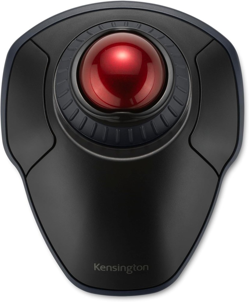 Orbit Wireless Trackball - Ergonomic, Scroll Ring, Bluetooth, 30ft Range