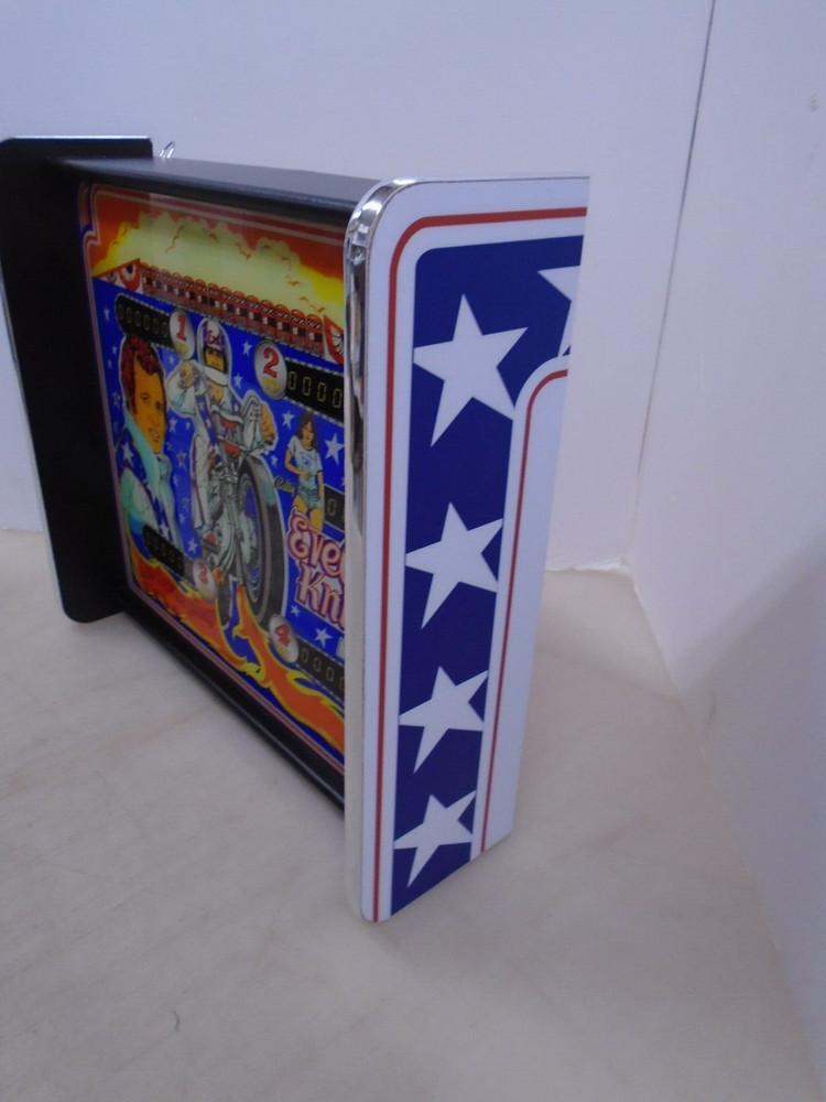 Bally Evel Knievel Pinball Head LED Display light box