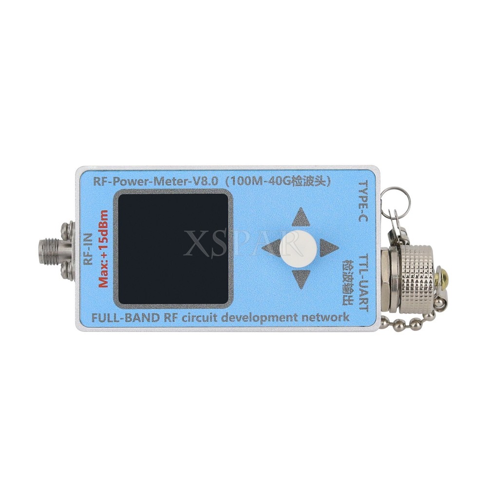 RF-Power-Meter-V8.0 40GHz Microwave Meter TFT Display Screen with Type-C Cable