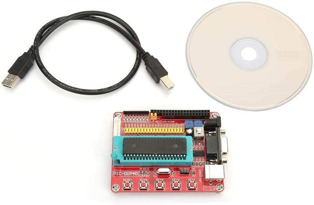 Microchip Learning Development Board, PIC16F877A Microcontroller Learning Board