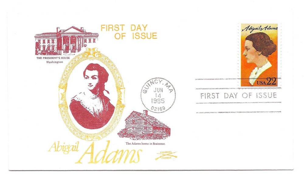 2146 Abigail Adams, Colonial FDC