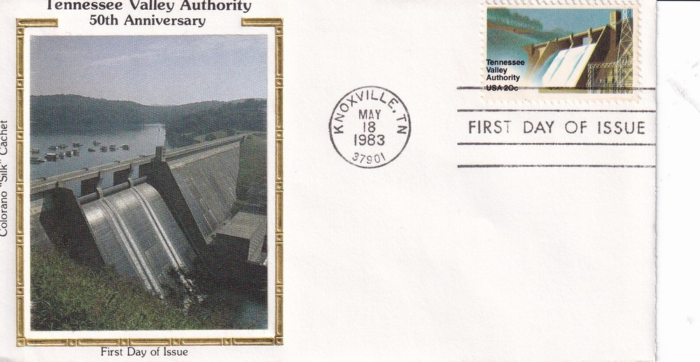 STAMP US SCOTT 2042 "Tennessee Valley Authority" 20 CENT 1995 FDC - D