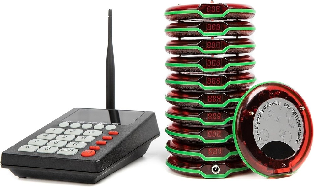 Restaurant Pager System Restaurant Call Coaster Pagers Wireless Calling System