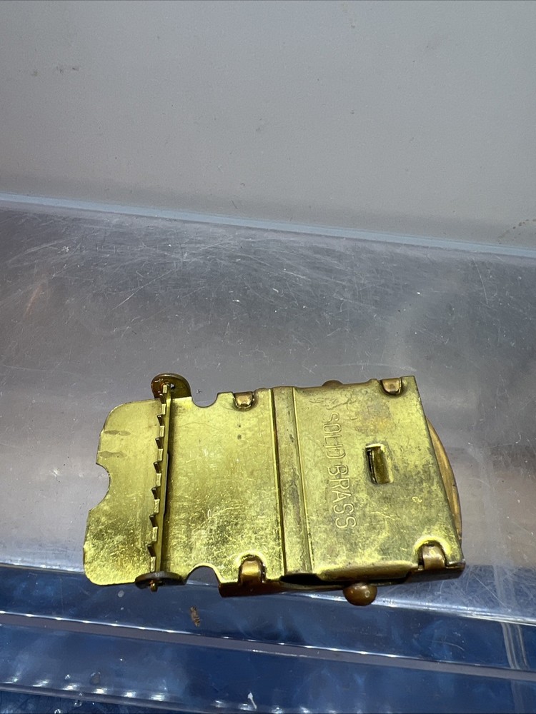 WW2 US Army Signal Corps Brass Belt Buckle