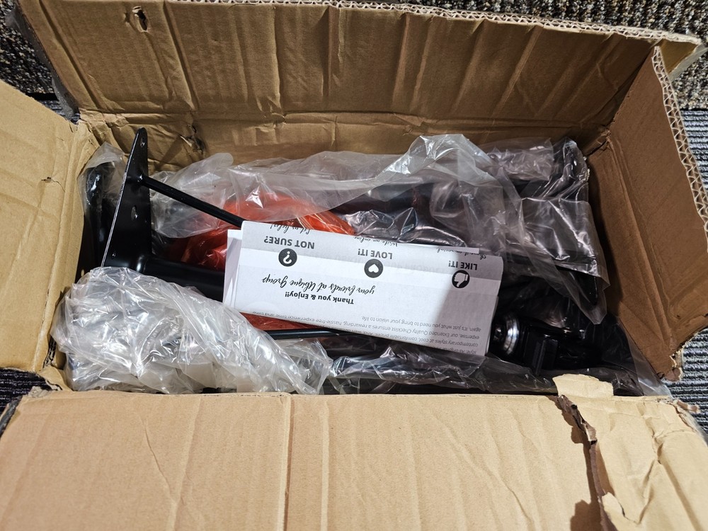 (QTY 4) LAMINATE ACTIVITY TABLE STAND HEIGHT ADJUSTABLE LEGS WITH WHEELS, BLACK