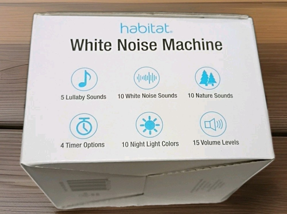 White Noise Machine, Multi-Color Night Light, 25 Relaxation Sounds, Bluetooth...