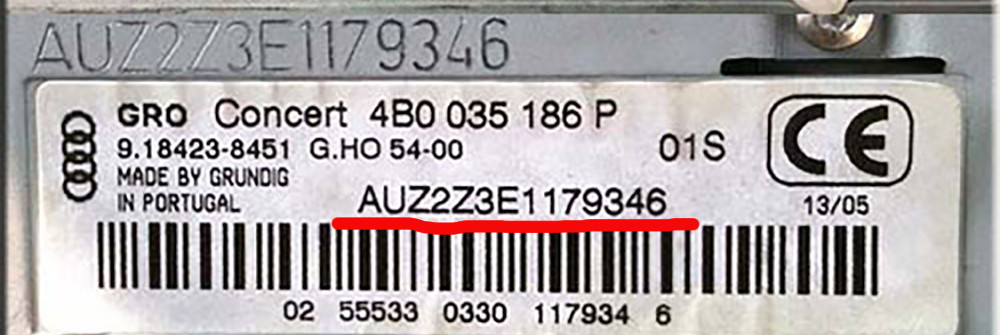 Audi Radio Unlock Code Service – All Models Concert Chorus RNS-E