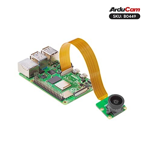 for Raspberry Pi Camera 16MP IMX519 Camera Module with 120°(D) Wide Angle M12