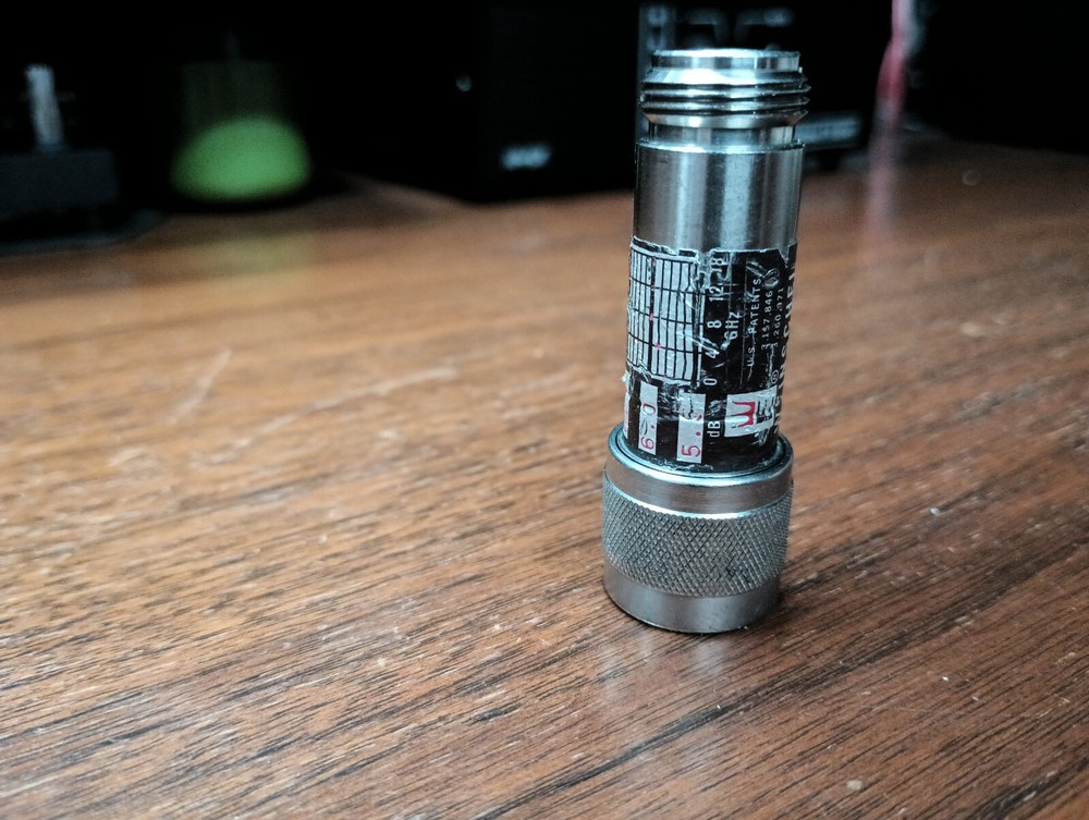 Weinschel Engineering Attenuator 6 db. N Connectors.