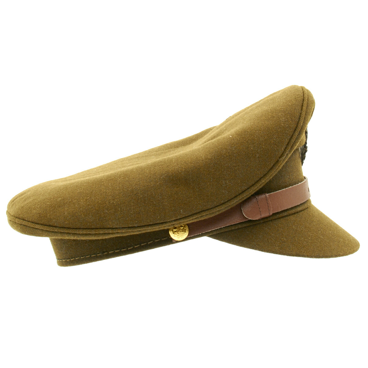 British WWII Officer Peaked Visor Cap- Size US 7.25 (58cm)