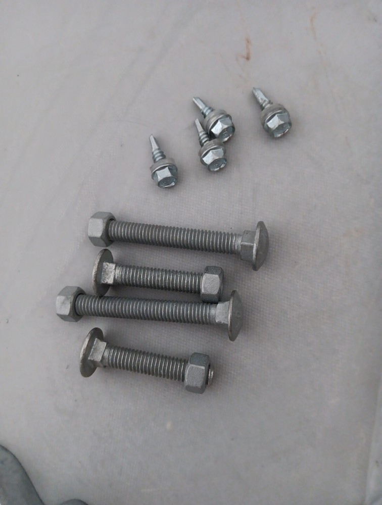1-3/8" Chain Link Gate Hinge & Gate Latch Kit, Include 1-3/8" Gate Frame