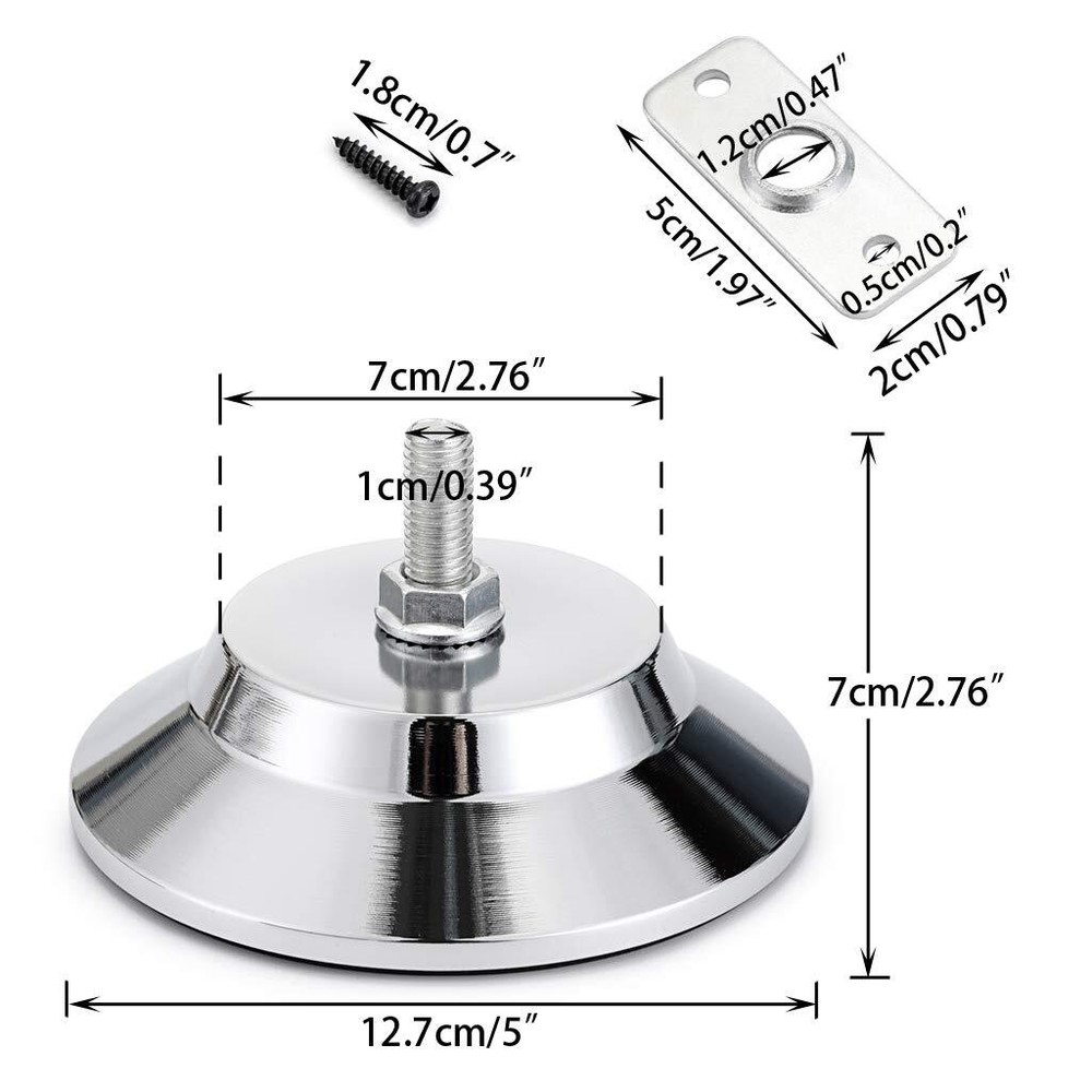 4 Pack Billiard Pool Table Leg Levelers Adjustable Height Pool Table Feet