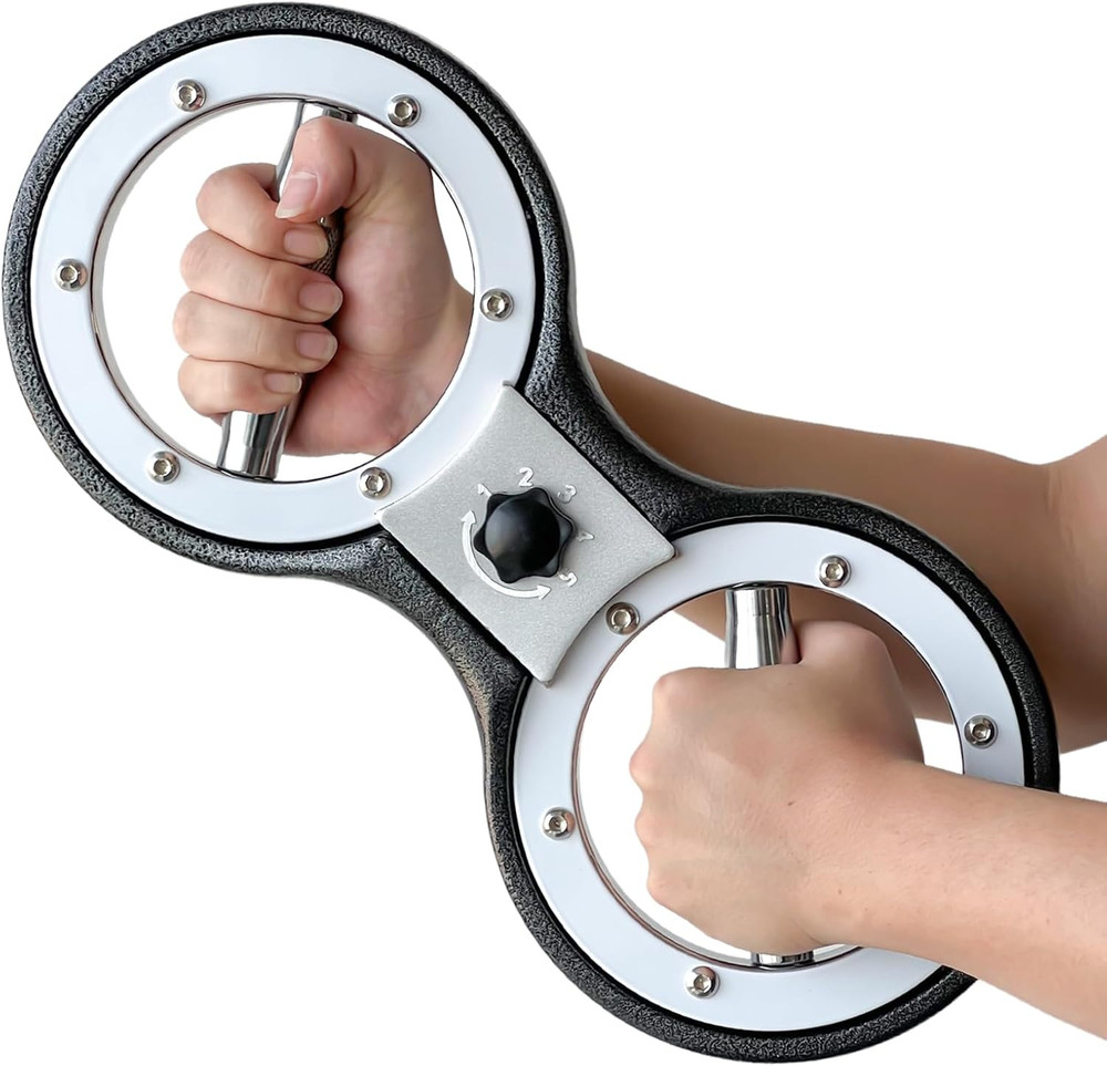 360° Rotatable Arm Workout Machine - Adjustable Grip Strength Trainer for Home &