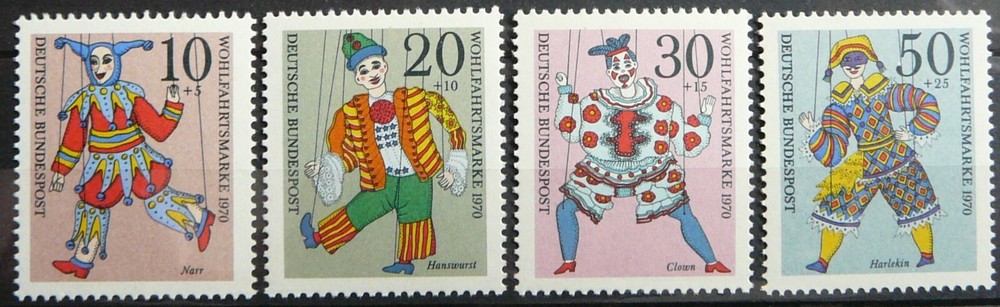 Germany stamps - Puppet_1970 - MNH.
