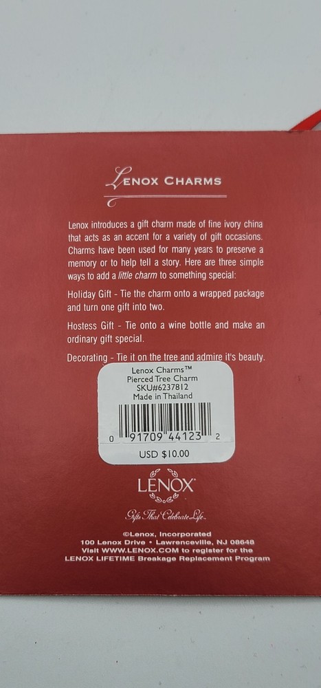 Lenox Charms Ornaments Angel And Tree