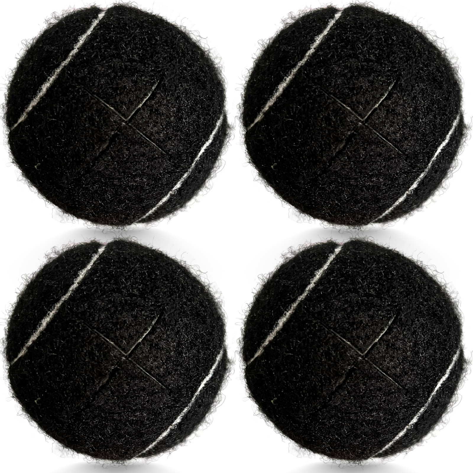 4 Pack Precut Tennis Balls for Walkers, Heavy Duty Long Lasting Felt Pads for...