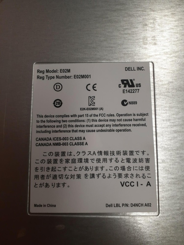 Dell PowerVault MD32 Series Controller E02M E02M001