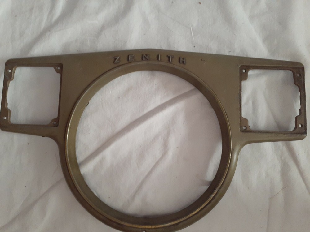 Vintage Zenith Console Radio faceplate only- Estate Item