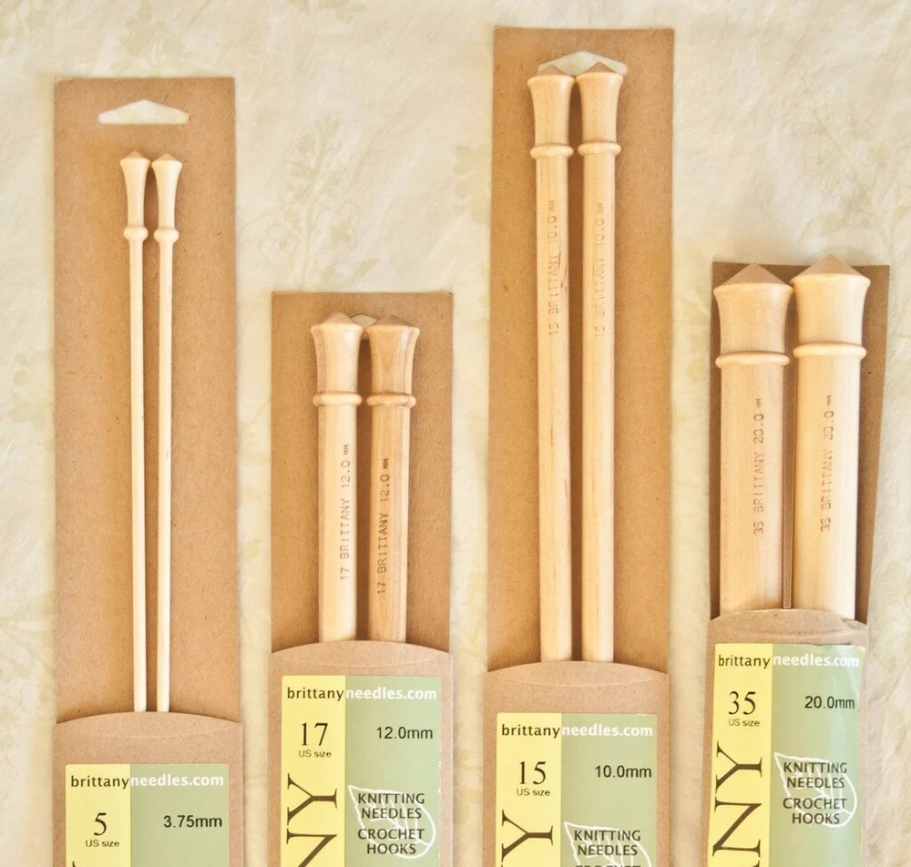 Brittany Single Point Knitting Needles 10"