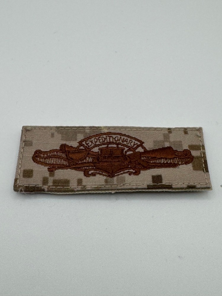 USN US Navy Expeditionary Warfare AOR1 Digital Desert Camo Hook & Loop Patch