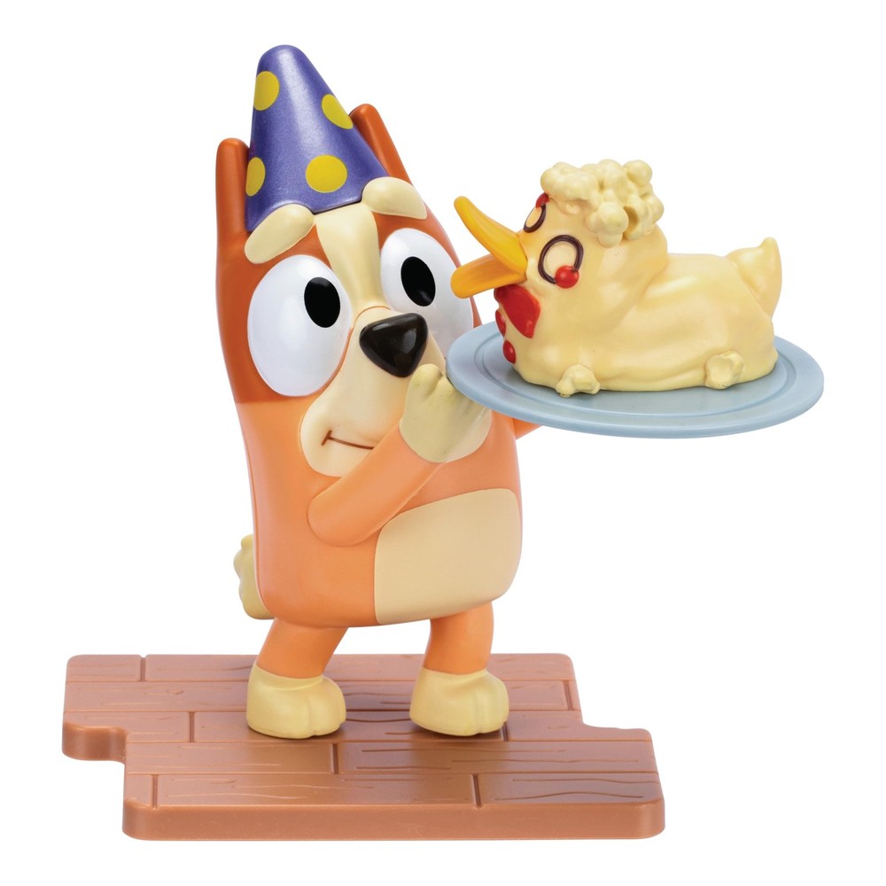 Bluey Studio Collector Figure – Dessert 4.21 x 4.05 x 4.41 inches, Multicolor