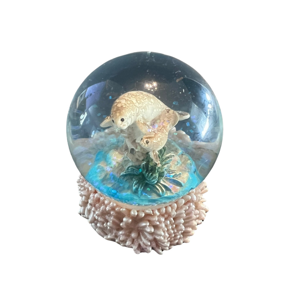 3" Tall Manatee Snow Globe