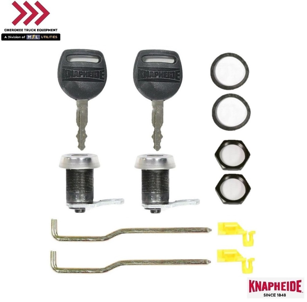 Knapheide 26100271, Set of (2) Replacement Lock & Key Kit for Rotary Latches,