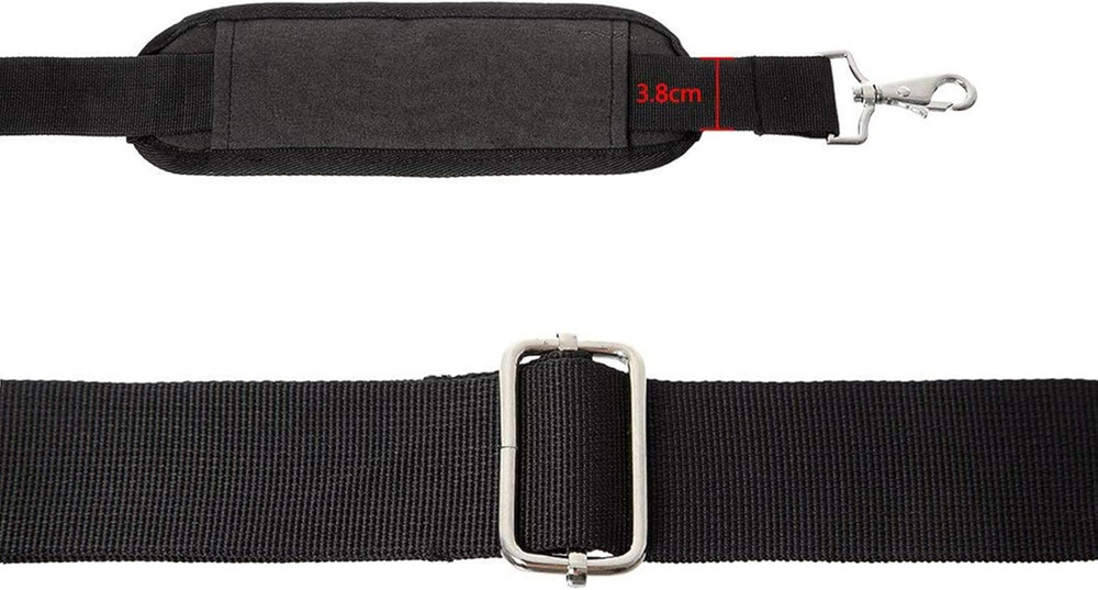 JAKAGO 61" Replacement Shoulder Strap, Padded Long Duffel Bag Strap Universal Ad